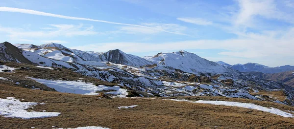 Piękne Góry Śniegu Region Ismayilli Azerbejdżan — Zdjęcie stockowe
