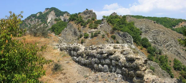 Fragments Fortress Kale Bugurt Mountain Azerbaijan Shemakha — Stok fotoğraf