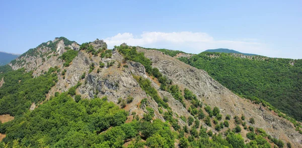 Fragmenten Van Het Fort Kale Bugurt Berg Azerbeidzjan Sjemakha — Stockfoto