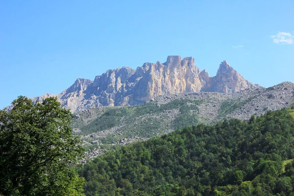 Azerbaigian Bellissima Montagna Kapaz 3066 Metri Situato Vicino Alla Città — Foto Stock