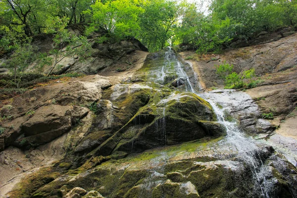 Překrásný Vodopád Rezervaci Öakha Khalide Šakha Ázerbájdžán — Stock fotografie