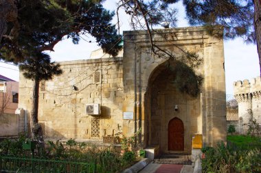 Mardakan. Azerbaycan. 12.14.2019 yıl. Güzel eski cami Tuba Şah, 1482.
