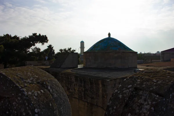 Pohled Pevnosti Mardakan Mešity Tuba Shah Postaven Roce1482 Ázerbájdžán — Stock fotografie