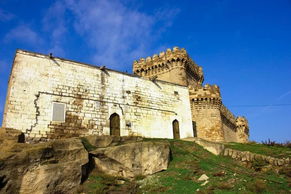 Gammal Moské Kullen Bredvid Fästningen Raman Århundraden Baku Azerbajdzjan — Stockfoto