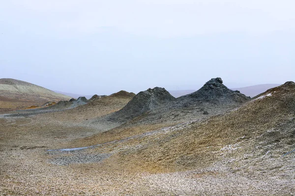 Beautiful Mud Volcanoes Mountains Gobustan Azerbaijan — Stock Photo, Image