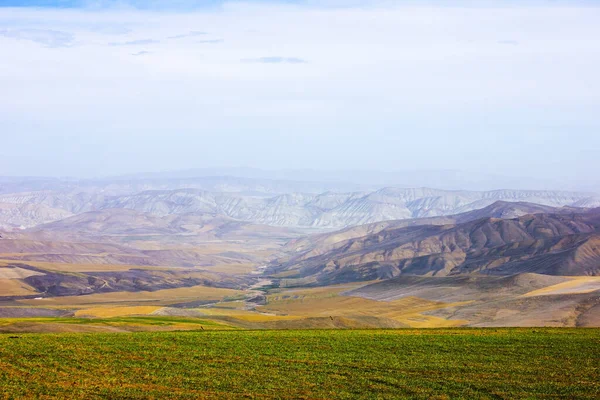 Hermoso Relieve Veraniego Las Montañas Gobustan Azerbaiyán — Foto de Stock