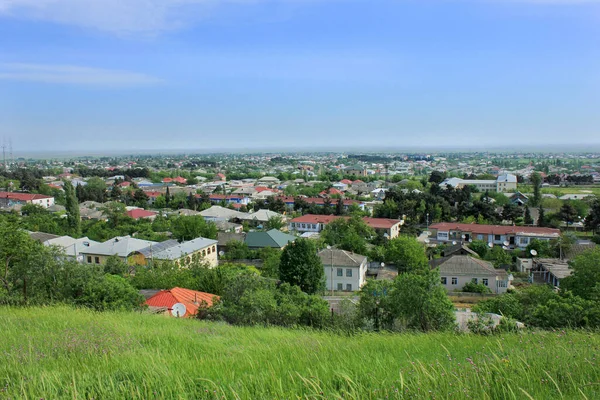 Pueblo Shabran Azerbaiyán 2017 Año Hermoso Pueblo Verde Las Tierras — Foto de Stock