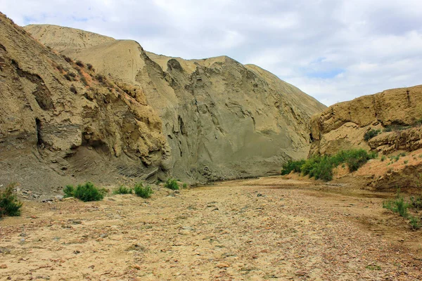 Magnifique Canyon Près Ville Sangachaly Azerbaïdjan — Photo