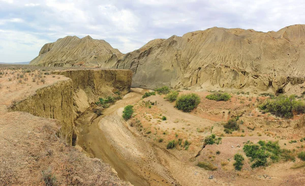 Sangachaly Kasabasının Yakınında Güzel Bir Kanyon Azerbaycan — Stok fotoğraf