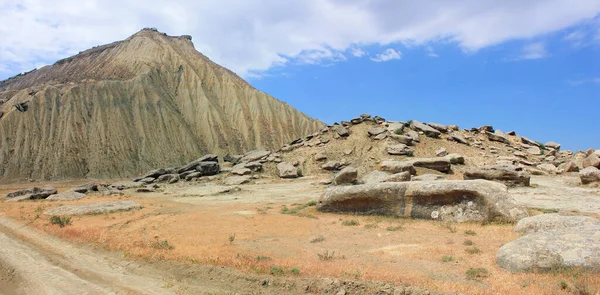 Sangachaly Kasabası Yakınlarında Güzel Bir Dağ Azerbaycan — Stok fotoğraf