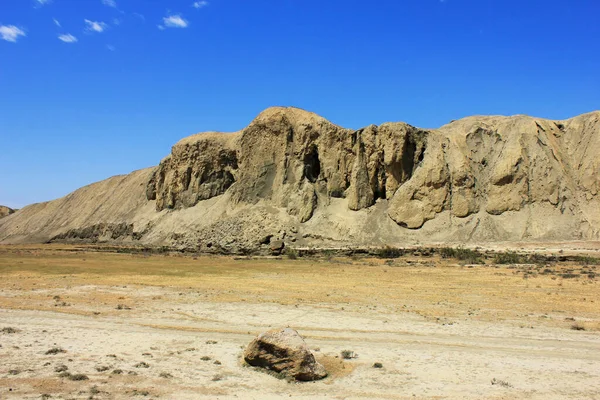 Sangachaly Kasabası Yakınlarında Güzel Bir Dağ Azerbaycan — Stok fotoğraf