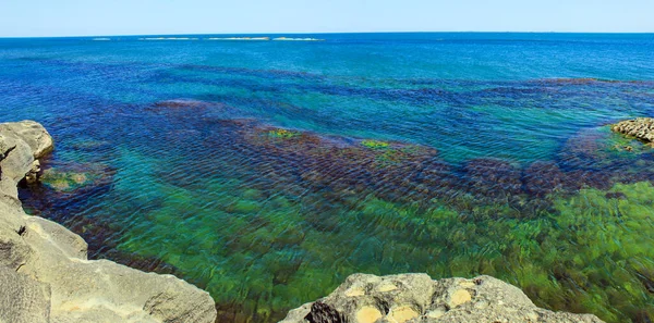 Costa Rocosa Del Mar Caspio Mardakan Azerbaiyán —  Fotos de Stock