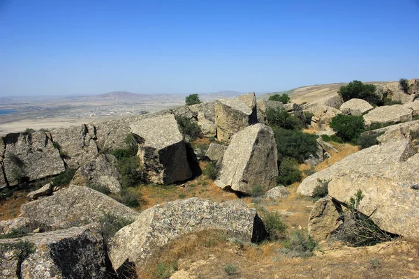 Rochers Granit Haut Dans Les Montagnes Azerbaïdjan — Photo