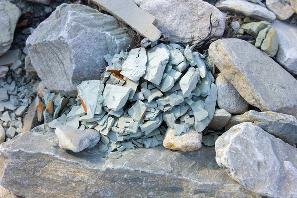 Stone Crumbled Small Pieces River — Stock Photo, Image