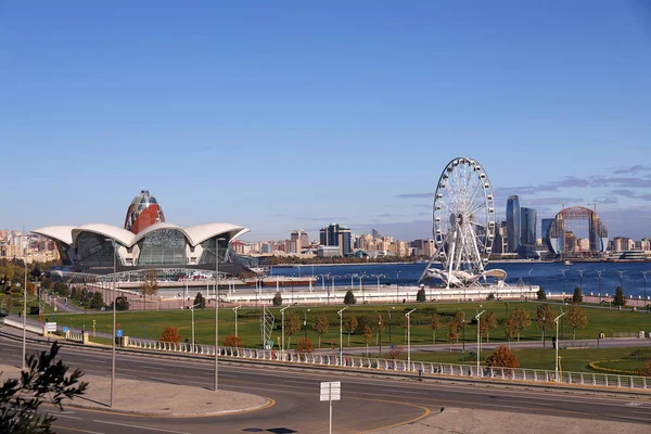 Schöne Aussicht Auf Die Stadt Baku Aserbaidschan — Stockfoto