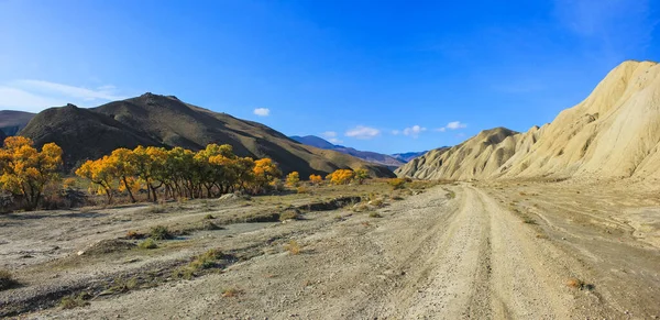 Dirt Road Going Mountains Khizi Region Azerbaijan — Stock Photo, Image