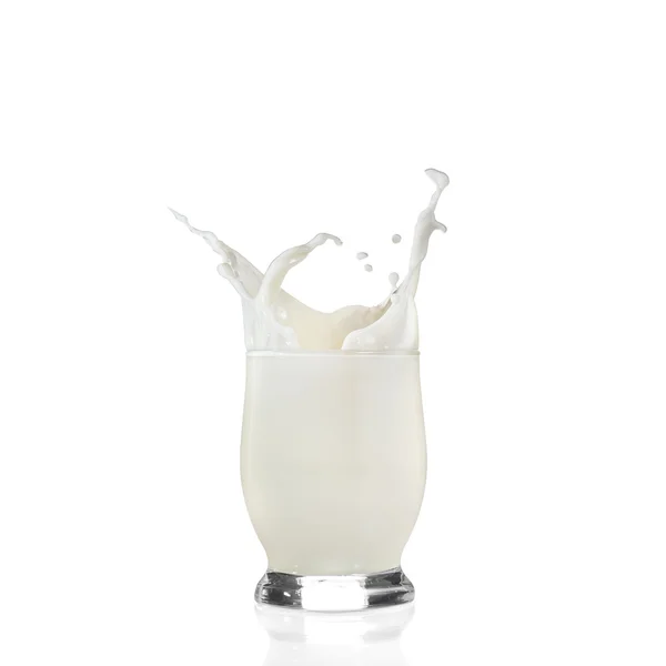 Glas Milch Stockbild