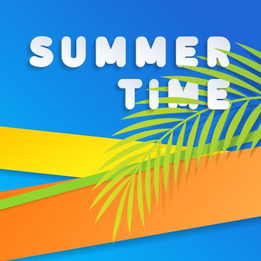 Yaz soyut arka plan. Tatil ilanı. Broşürde ön resim olarak kullanılabilir, vektör illüstrasyon, yaz aktivite dişlileri tanıtmak için kullanılabilir.