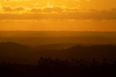 Altın saatin sarısı, günbatımı