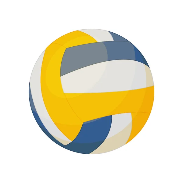 Ein Bunter Ball Zum Spielen Von Volleyball Und Wasserball Ein — Stockvektor