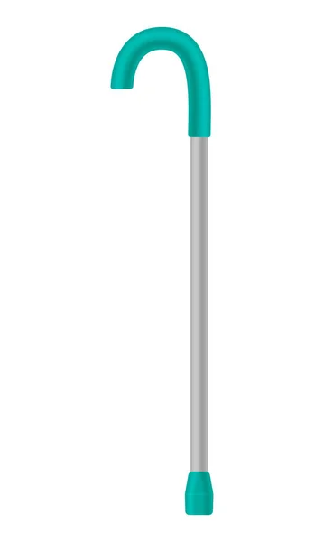 高齢者や障害者のための杖。筋骨格系に違反している人々のためのバッド.白い背景に独立したベクターイラスト — ストックベクタ