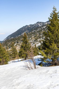 Moucherotte zirvesi ve radar anteni, Vercors massif (Isere, Fransa)