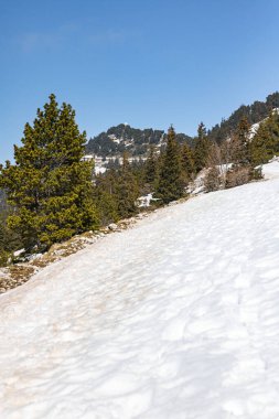 Moucherotte 'nin zirvesi ve radar anteni Vercors' taki Pic Saint-Michel 'den (Isere, Fransa)