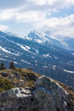 Vercors 'taki Grande Moucherolle Dağı' nın manzarası.