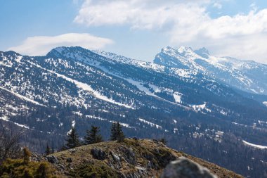 Vercors 'taki Grande Moucherolle Dağı' nın manzarası.