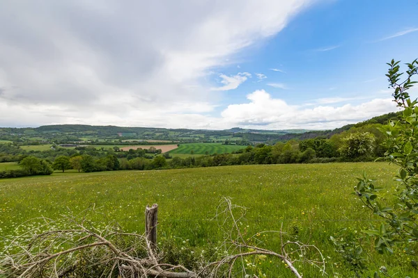 Paysage Suisse Normande Long Orne Clcy Sous Ciel Couvert Normandie — Photo