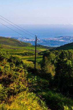 Bay of Saint-Jean-de-Luz Seen from the La Rhune Massif in Sare