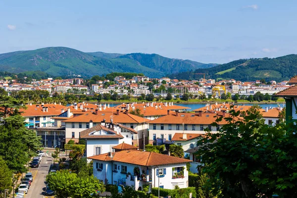 Hendaye Panoramik Manzarası ve Hondarribia 'dan Txingudi Körfezi