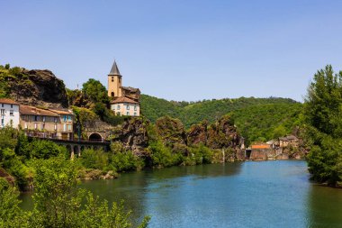 Church of Notre-Dame de la Capelle in the lower town of Ambialet on the banks of the Tarn