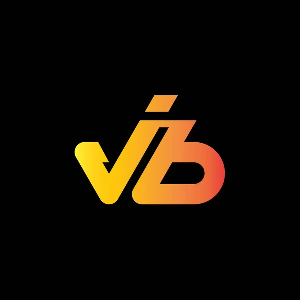 Initial Letters Monogram Logo Template — Stock Vector