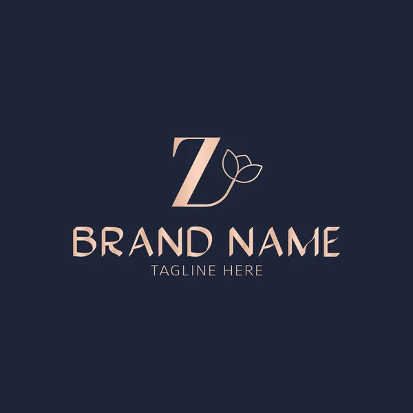 Initiële Letter Luxe Vector Logo Template Geschikt Voor Bruiloft Zakelijke — Stockvector
