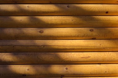 çok sayıda paralel ahşap günlükleri kalkan