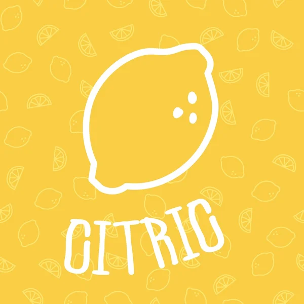 Contemporary Lemon Seamless Tile