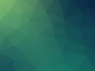 Abstract 2D geometric green blue background