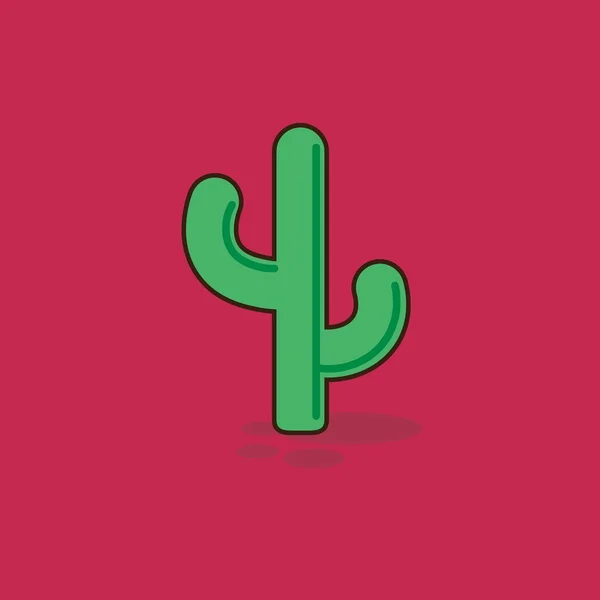 Cactus - illustration vectorielle — Image vectorielle