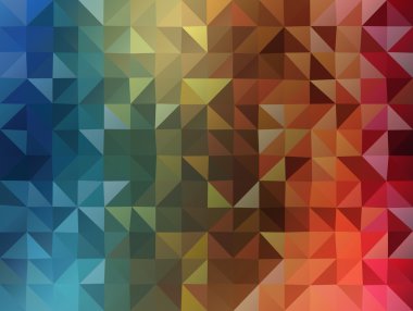 Abstract 2D geometric colorfull background