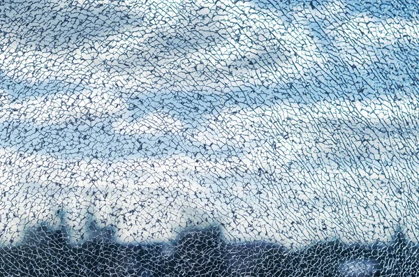 kırık cam Şehir Manzaralı