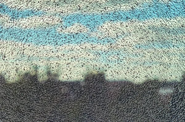 sokak tarafından kırık cam