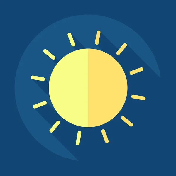 Vector sun icon — Stock Vector