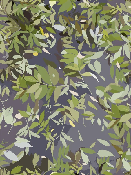 Yapraklı, soyut, pürüzsüz desen. Çeşitli yüzeyler için vektör arkaplanı. Moda el çizimi dokular.