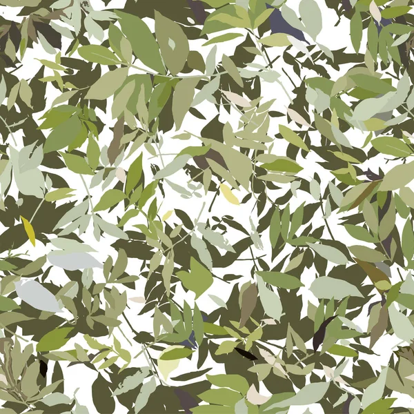Yapraklı, soyut, pürüzsüz desen. Çeşitli yüzeyler için vektör arkaplanı. Moda el çizimi dokular.
