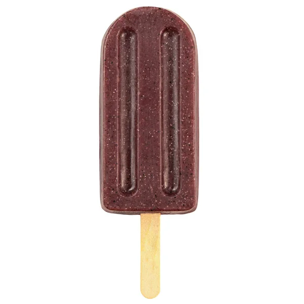 Acai lolipop izole edilmiş beyaz arkaplan