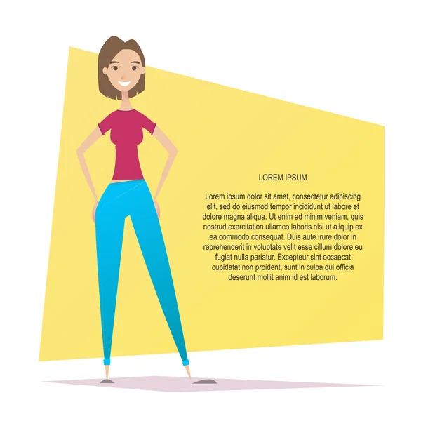 Genç kadınlar vektör illüstrasyonu