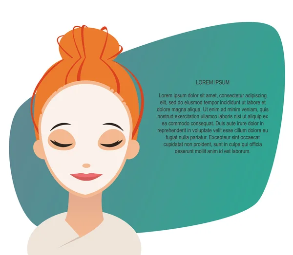 Sağlık ve güzellik. Vektör çizim.