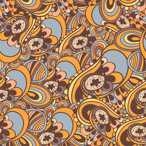 Dikişsiz soyut çizilmiş desen, dalgalar arka plan