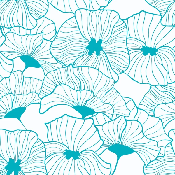 haşhaş ile Seamless modeli. Çiçekli sorunsuz arka plan